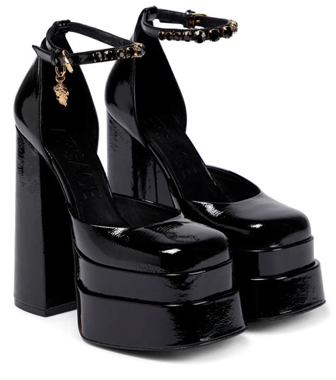 versace medusa platform pump|Versace Medusa aevitas pumps.